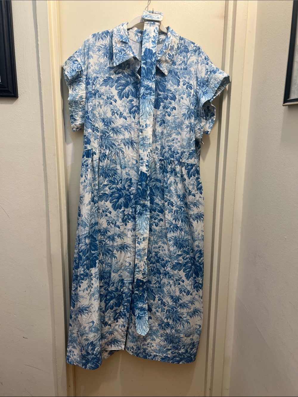 Tuckernuck Wild Zinnia Linen Chloe Dress